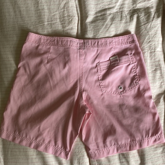 Island Company Swim Trunks Pinstripe Pink Size XS - Picture 6 of 6